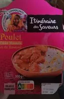 Mängden socker i Poulet Tikka massala et riz basmati