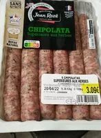 Mängden socker i Chipolata