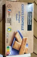 Mängden socker i Crêpes dentelle de Bretagne Nature