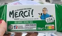 Mängden socker i Beurre demi-sel