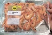 Mängden socker i Crevette cuit