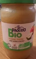 Mängden socker i Purée de fruits Pomme poire sans sucres ajoutés