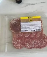 Mängden socker i Assortiment de jambon cru, rosette, bacon fumé