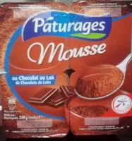 Mängden socker i Pâturages Mousse Chocolat au Lait