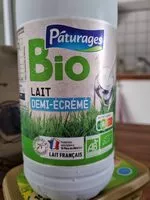 Mängden socker i Lait demi-écrémé bio