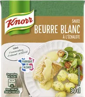 Mängden socker i Knorr Sauce Chaude Beurre Blanc à l'Échalote Brique 30cl