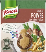 Mängden socker i Knorr Sauce Poivre à la Crème Fraîche Brique 30cl