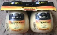 Mängden socker i Maille Mayonnaise Fine qualité traiteur au rayon frais 2 x 125g