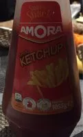 Mängden socker i Ketchup Amora Sauce Snack