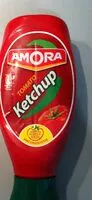 Mängden socker i Amora Ketchup Nature Flacon Souple 850g