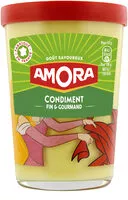 Mängden socker i Amora Moutarde Condiment Verre TV 190g