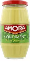 Mängden socker i Amora Moutarde Condiment Bocal 430g