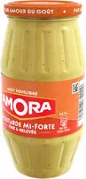 Mängden socker i Amora Moutarde Mi-Forte Bocal 415g