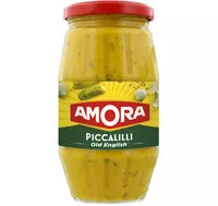 Mängden socker i AMORA Sauce Piccalilli Old English Bocal 435g