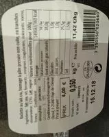 Mängden socker i Raclette au lait cru