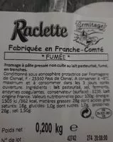 Mängden socker i Raclette