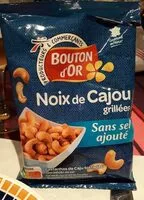 Mängden socker i Noix de cajou grillées sans sel