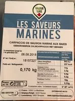 Mängden socker i Carpaccio de saumon