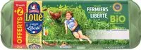 Mängden socker i 10 oeufs fermiers bio de loué + 2 offerts