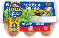 Mängden socker i 6 œufs coque fermiers label rouge de