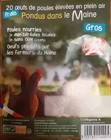 Mängden socker i 20 oeufs de poules élevées en plein air