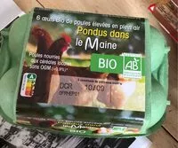 Mängden socker i 6 oeufs bio de poules elevees en plein air