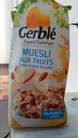 Mängden socker i Muesli aux fruits - sans sucres ajoutés