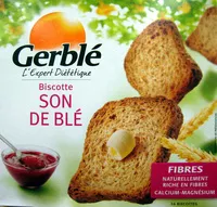 Mängden socker i Biscotte Son de blé