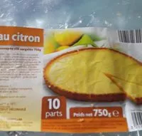 Mängden socker i Tarte au citron