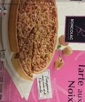 Mängden socker i Tarte aux noix Boncolac