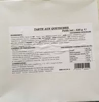 Mängden socker i Tarte aux quetsches