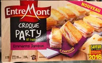 Mängden socker i Croque Party Emmental Jambon