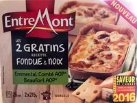 Mängden socker i Les 2 Gratins recette fondue & noix