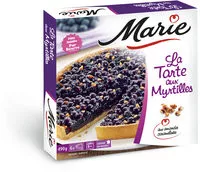 Mängden socker i Tarte aux myrtilles