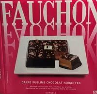 Mängden socker i Carré sublime chocolat noisette