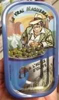 Mängden socker i Le vrai maquereau à l'huile d'olive