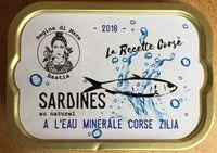 Mängden socker i Sardines Au Naturel à l'Eau Minerale Corse Zilia