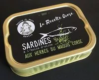 Mängden socker i Sardines aux Herbes du Maquis Corse