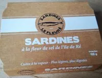 Mängden socker i Sardines à la fleur de sel de l île de ré