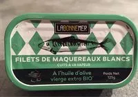 Mängden socker i Filets de maquereaux blancs