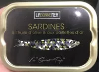 Mängden socker i Sardines à l'huile d'olives & aux pailettes d'or