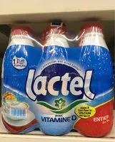 Mängden socker i Lait Entier Uht, 6 Bouteilles D'un Litre, Marque Lactel
