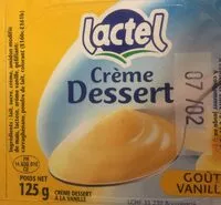 Mängden socker i Crème dessert Goût Vanille