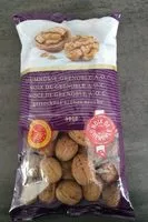 Mängden socker i Baumnüsse Grenoble