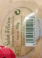 Mängden socker i Saint Félicien au lait cru 25%mg produit fini
