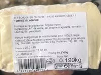 Mängden socker i Tomme blanche