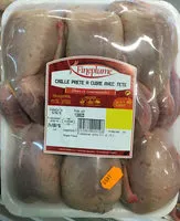 Mängden socker i Caille prête à cuire avec tête