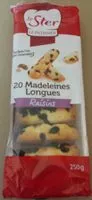 Mängden socker i Le Ster - Madeleines Long Raisins, 250g (8.8oz)