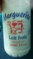 Mängden socker i Lait frais entier