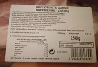 Mängden socker i Choucroute garnie supérieure